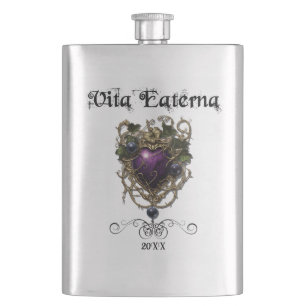Gothic Design Flask met Paarse Kunst Flacon