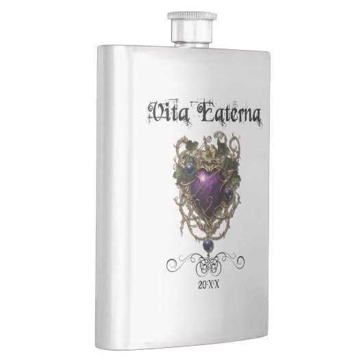  Gothic Design Flask met Paarse Kunst Flacon (Rechts)