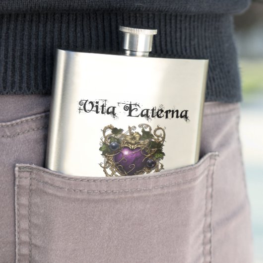  Gothic Design Flask met Paarse Kunst Flacon (Voorbeeld)