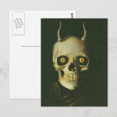 Gothic Devil Skull Briefkaart (Voorkant / Achterkant)