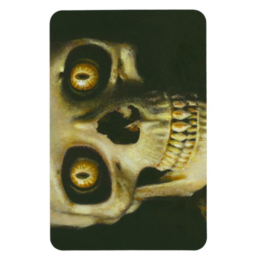Gothic Devil Skull Flexdge Magnet Magneet (Verticaal)