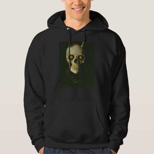 Gothic Devil Skull Hoodie (Voorkant)