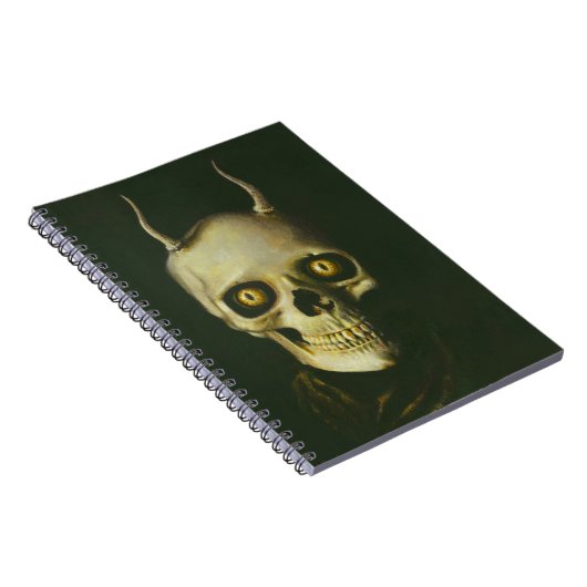 Gothic Devil Skull Notitieboek (Rechterzijde)