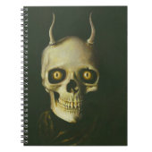 Gothic Devil Skull Notitieboek (Voorkant)