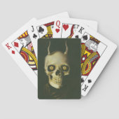 Gothic Devil Skull-spelkaarten Pokerkaarten (Achterkant)