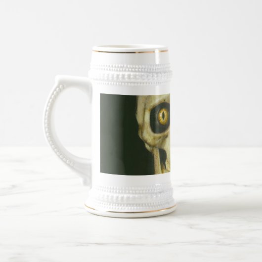 Gothic Devil Skull Stein Bierpul (Links)