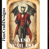 Gothic Devil Vampire Sinister Make-up BB4 Decoupag Tissuepapier