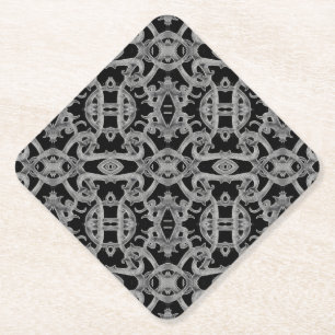 GOTHIC Diamanten Bierviltjes Kartonnen Onderzetters