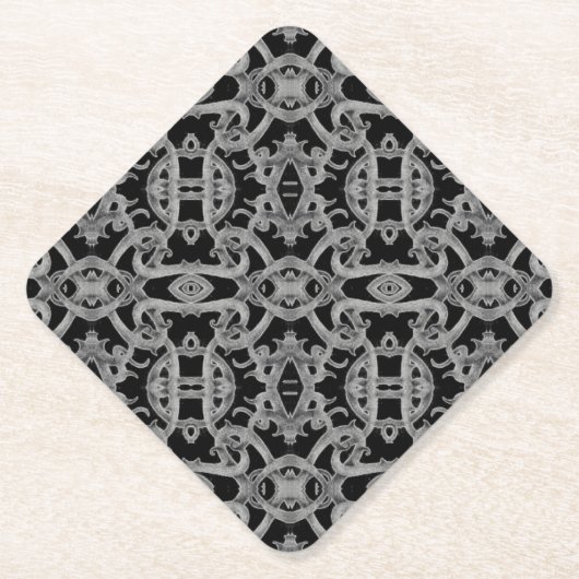 GOTHIC Diamanten Bierviltjes Kartonnen Onderzetters (Voorkant)