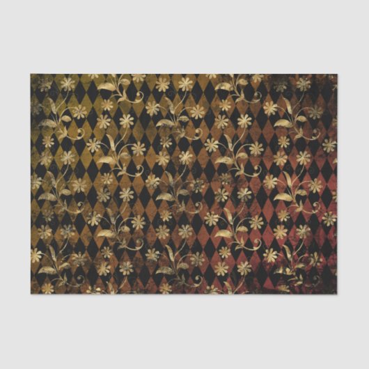 Gothic Diamond Halloween Tissuepapier (Voorkant)