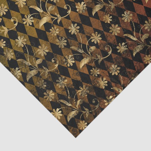 Gothic Diamond Halloween Tissuepapier (Detail)