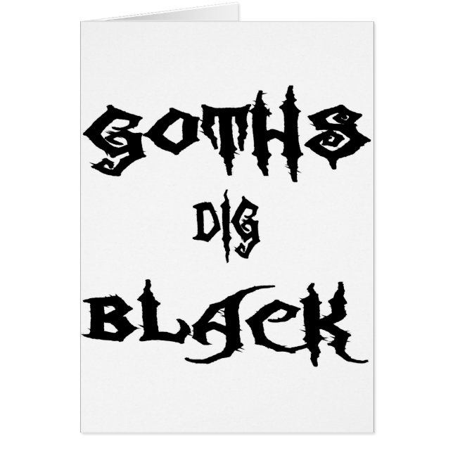 Gothic Dig Black (Voorkant)