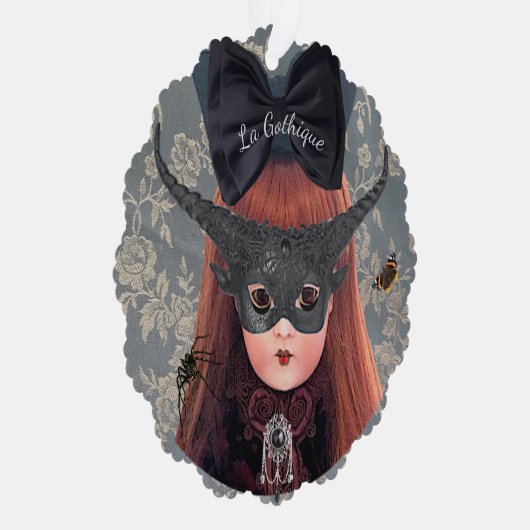 Gothic Doll Ornament Kaart (Rechts)