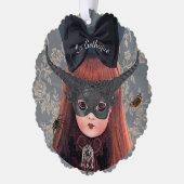 Gothic Doll Ornament Kaart (Links)