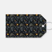 Gothic Donker Gevoel Zwart en Geel Cadeaulabel (Voorkant (Horizontaal))