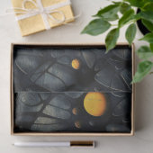 Gothic Donker Gevoel Zwart en Geel Tissuepapier (Geschenk)