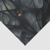 Gothic Donker Gevoel Zwart en Geel Tissuepapier (Detail)