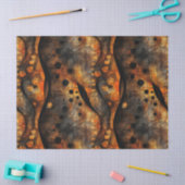 Gothic donker gevoel zwart geel tissuepapier (Craft)