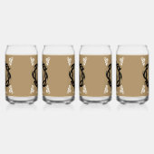 Gothic Donker Romantisch Liefhebbers Gift Blikvorm Glas (Rechts)