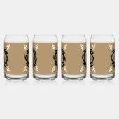Gothic Donker Romantisch Liefhebbers Gift Blikvorm Glas (Links)