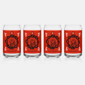 Gothic Donker Romantisch Liefhebbers Gift Blikvorm Glas (Achterkant)