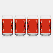 Gothic Donker Romantisch Liefhebbers Gift Blikvorm Glas (Rechts)