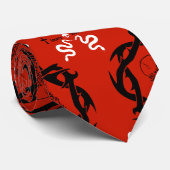Gothic Donker Romantisch Liefhebbers Gift Stropdas (Opgerold)