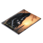 Gothic donkere engel koppel personaliseren notitieboek (Linkerzijde)