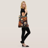 Gothic donkere Romance eenzame dag schedels Tote Bag (Op model)