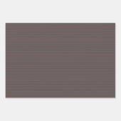 Gothic Donkergrijze schedels en strepen Halloween Inpakpapier Vel (Voorkant 2)