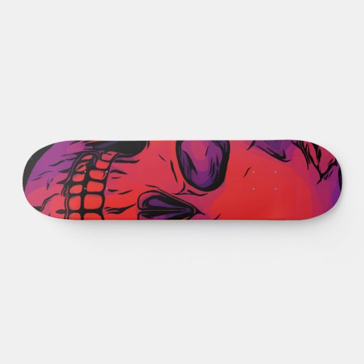 Gothic Dood Skelet Skelet Aangepast Persoonlijk Skateboard (Horizontaal)