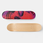 Gothic Dood Skelet Skelet Aangepast Persoonlijk Skateboard (Horizontaal)