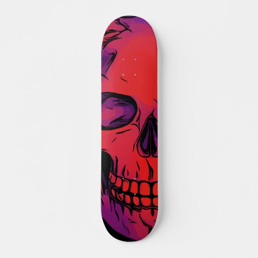 Gothic Dood Skelet Skelet Aangepast Persoonlijk Skateboard (Voorkant)