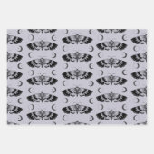 Gothic doodshoofd hawkmot inpakpapier vel (Voorkant)