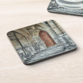 Gothic Door Hard plastic coaster Bier Onderzetter (Linkerzijde)