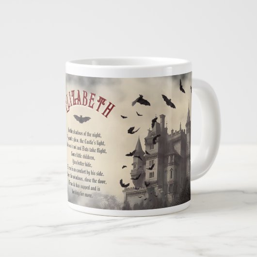 Gothic Dracula's Castle  Horror Halloween Grote Koffiekop (Voorkant rechts)