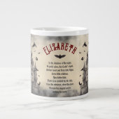 Gothic Dracula's Castle Horror Halloween Grote Koffiekop (Voorkant)