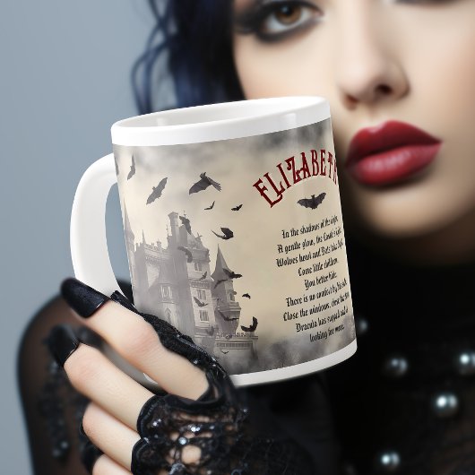 Gothic Dracula's Castle Horror Halloween Grote Koffiekop