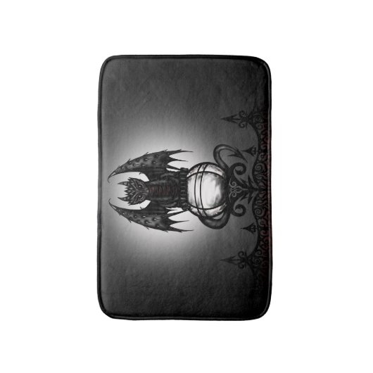 Gothic Dragon Badmat (Voorkant Verticaal)