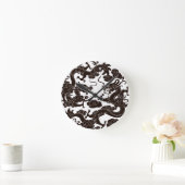 Gothic Dragon Clock Ronde Klok (Huis)