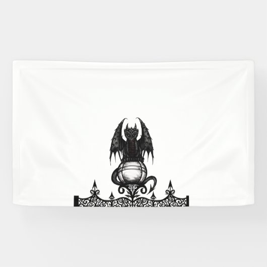 Gothic Dragon Spandoek (Horizontaal)