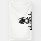 Gothic Dragon Spandoek (Verticaal)