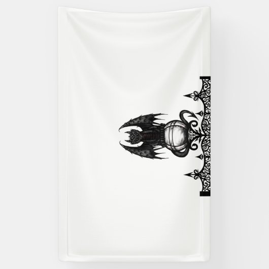 Gothic Dragon Spandoek (Verticaal)