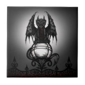 Gothic Dragon Tegeltje (Voorkant)