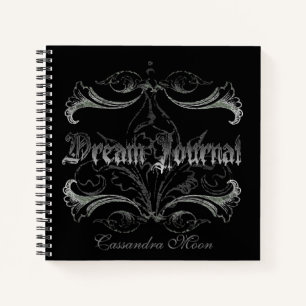 Gothic Dream Journal gepersonaliseerd Notitieboek