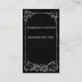 Gothic Dreams Visitekaartje (Achterkant)