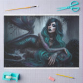 Gothic Drip Zeemeermin Weefsel Papier (Craft)