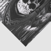 Gothic Dripping 3D Skull Decoupage Papier (Detail)