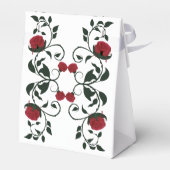 Gothic Dripping Bloody Rozen Moody Wedding Bedankdoosjes (Achterkant)