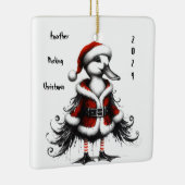 Gothic Duck Tree Ornament (Rechts)